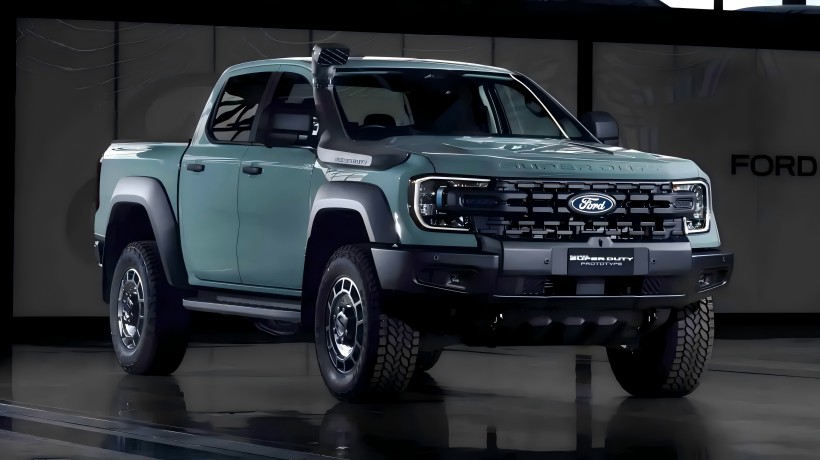 Off-road Performance/Towing Capacity Enhanced! Official Images of Ford Ranger Super Duty Released