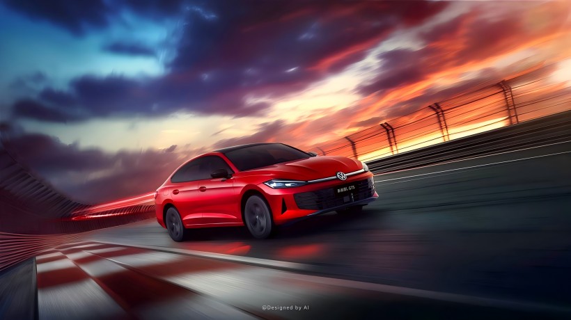 Stronger Sporting Atmosphere: More Renderings of the New Volkswagen Lingdu L GTS Equipped with a 2.0T Engine
